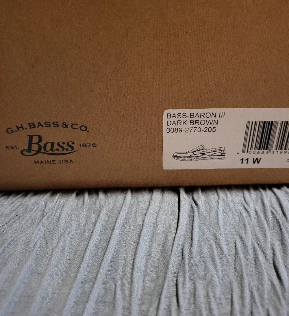 G.H. Bass & Co. Brown and Tan Men’s Leather Boat Shoes